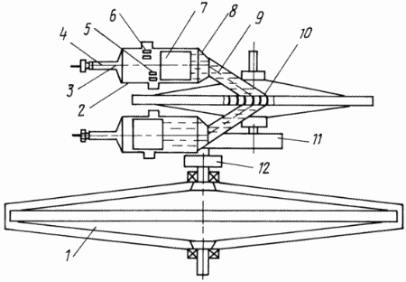 INERTIAL ENGINE WITH AUTONOMOUS DRIVE. Patent of the Russian Federation RU2078252