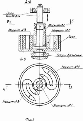 BREAKFAST MAGNETIC ENGINE. Patent of the Russian Federation RU2131636