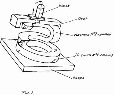 BREAKFAST MAGNETIC ENGINE. Patent of the Russian Federation RU2131636