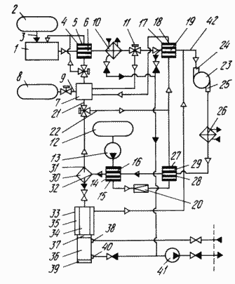 Diesel power plant closed cycle combustion product removal in a solid form. Russian Federation Patent RU2070985