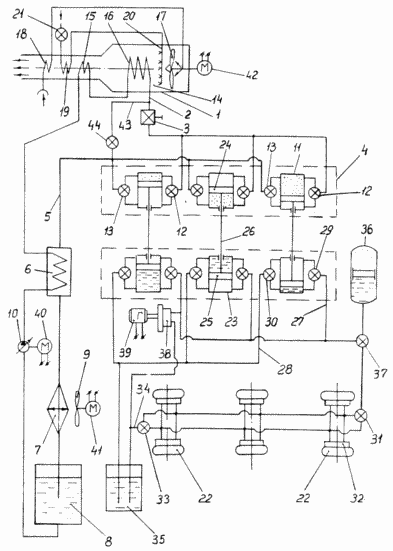 POWER INSTALLATION FOR THE VEHICLE