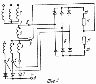 DEVICE FOR PHASE overvoltage protection of semiconductor converters. Russian Federation Patent RU2091951