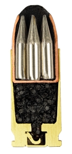Cross-section cartridges: Special High-Ammunition pistol cartridge 9x19 mm (Luger / Parabellum)