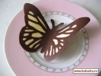 How to make a confectionery butterfly